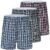 Men’s Woven Boxer Shorts Underwear, Classic Cotton Rich Boxers S to 2XL